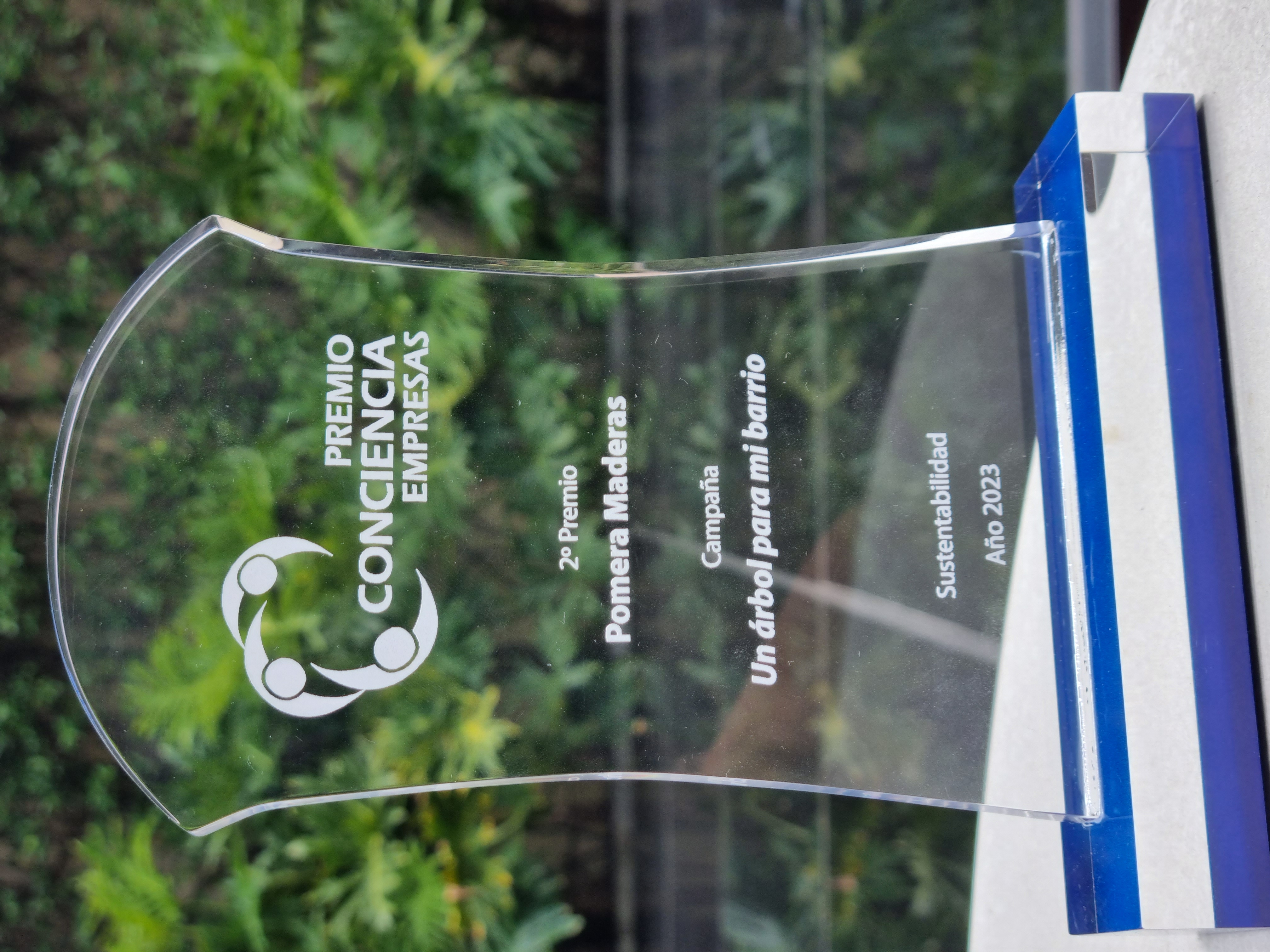 Pomera Maderas recibió el premio Conciencia 2023